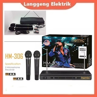 PROMO Microphone Wireless Double Homic HM 306