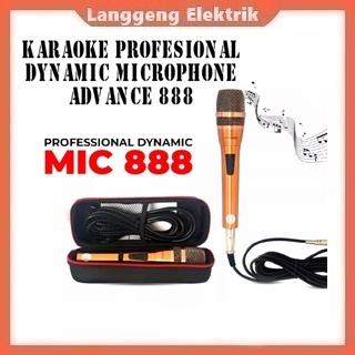 Advance MIC 888 - Karaoke Profesional Dynamic Microphone body besi