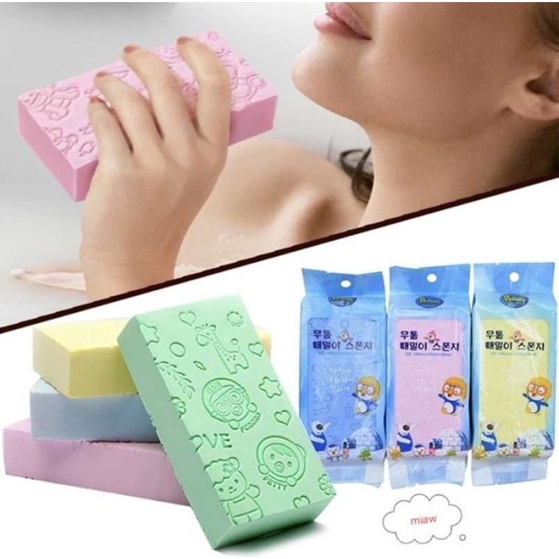 Spons Daki Busa Spon Mandi Shower Sponge Sikat Pembersih Kotoran Badan