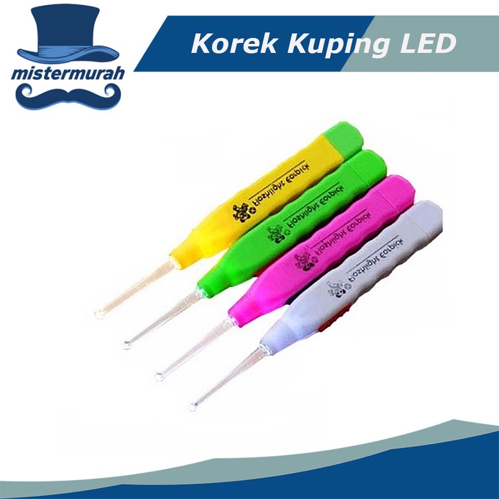 Korek Kuping Senter LED Electric / Alat Pembersih Telinga Elektrik