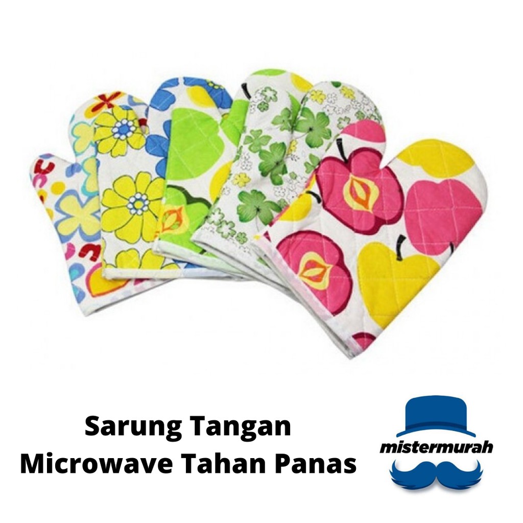 Sarung Tangan Masak Microwave Anti Panas Dapur / Pelindung Tangan Memasak Cempal Sarung Tangan Oven