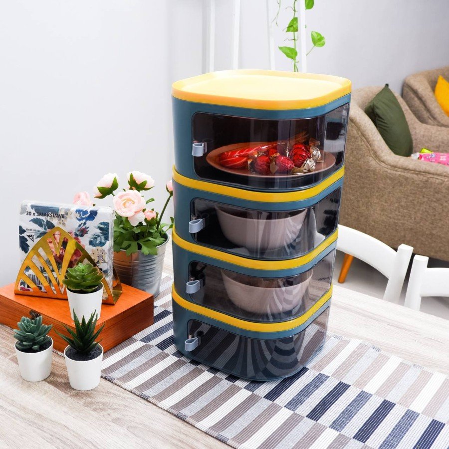 TRITU Food Storage Gen 3.0 Putih Tudung Saji Penyimpan Makanan Hangat - Hijau