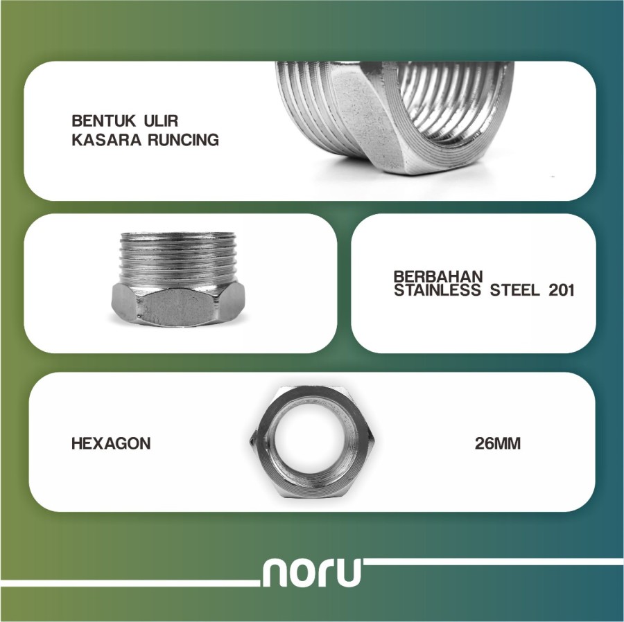 Jual Overloop Stainless 1/2