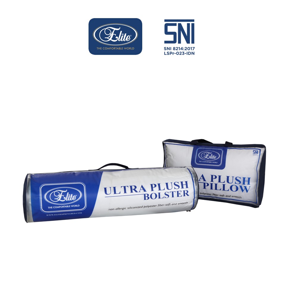 Elite Bundling Pack Bantal Ultra Plush 070 X 050 + Elite Guling Ultra