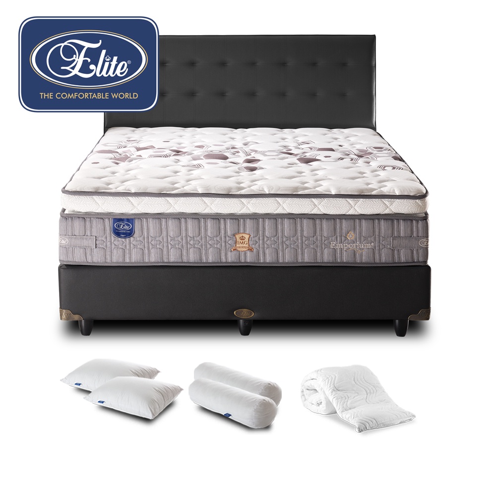 Kasur Emporium Elite New Edition (Set Mattress + Divan + Sandaran)