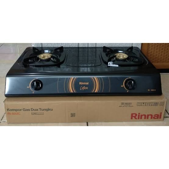 Rinnai RI-522C Kompor Gas 2 Tungku Kuningan RI522C