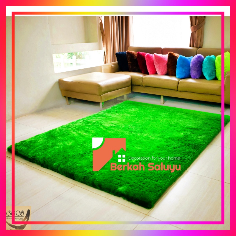 Karpet bulu rasfur empuk ukuran 160x90X5CM hdp SPB