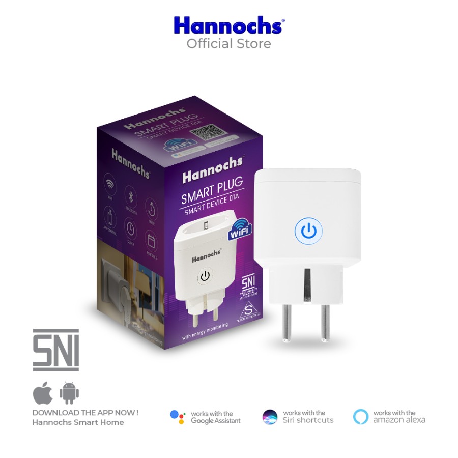 Hannochs Smart Device 01 PLUG WiFi Wireless Colokan - IoT Smart Home C