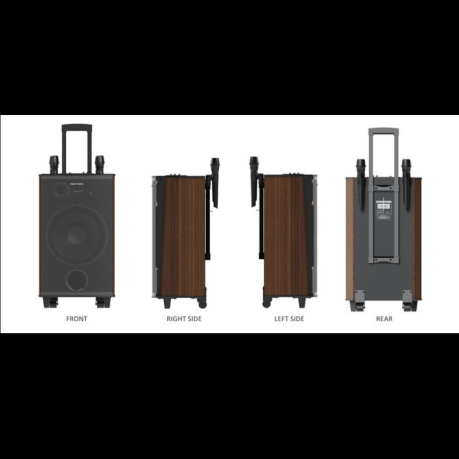 Speaker Polytron Paspro Bluetooth Speaker With Wheels POLYTRON PAS