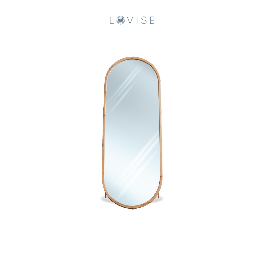 Lovise Standing Mirror Full Oval ANG