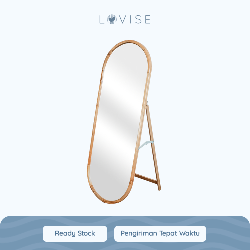 Lovise Standing Mirror Full Oval ANG