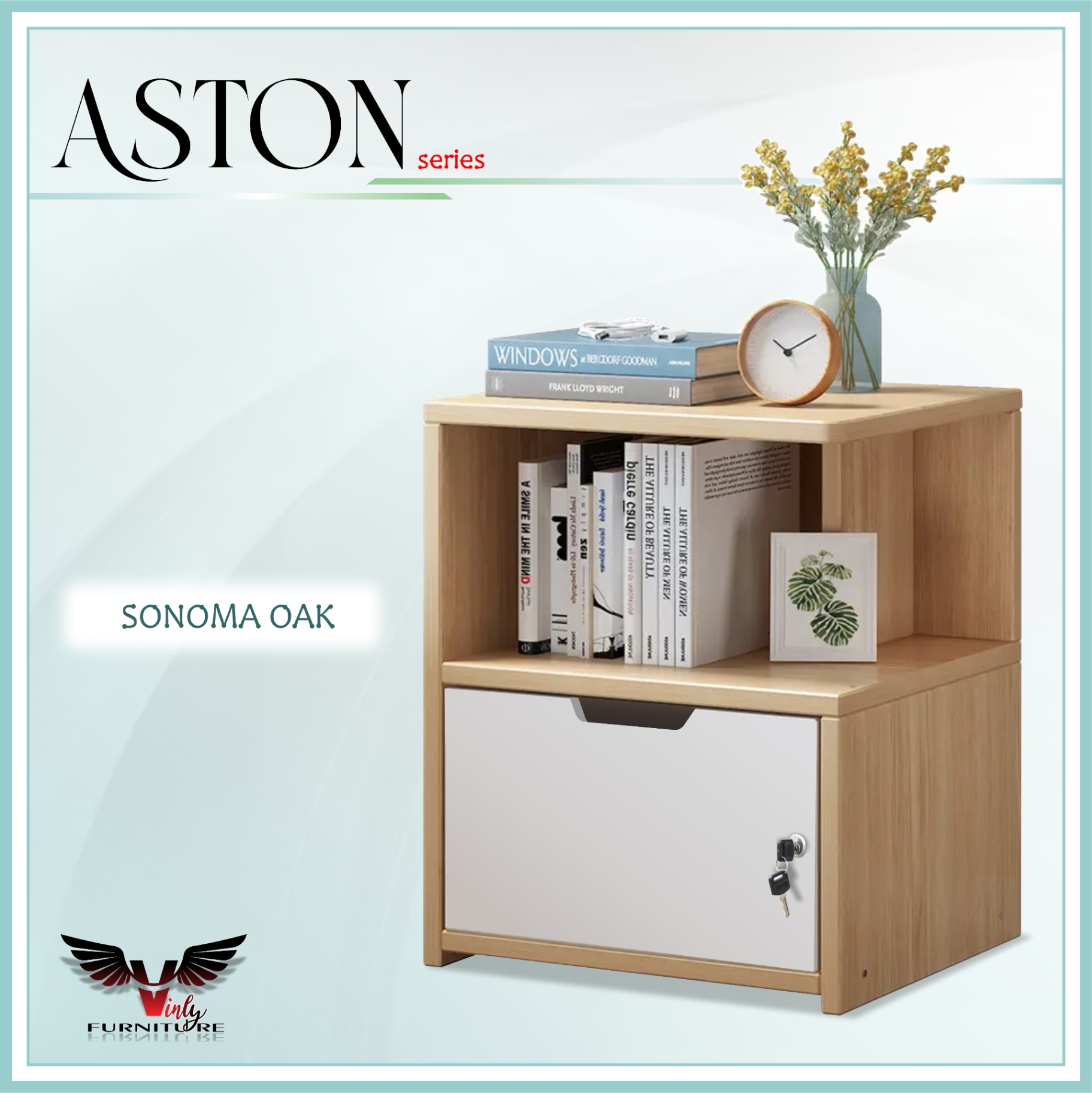 Nakas / Nakas Minimalis / Side Table VINLY - ASTON Series