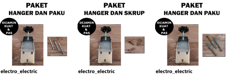 Pengait Hanger Gantungan Cantolan Kipas Angin Dinding Mitsubishi