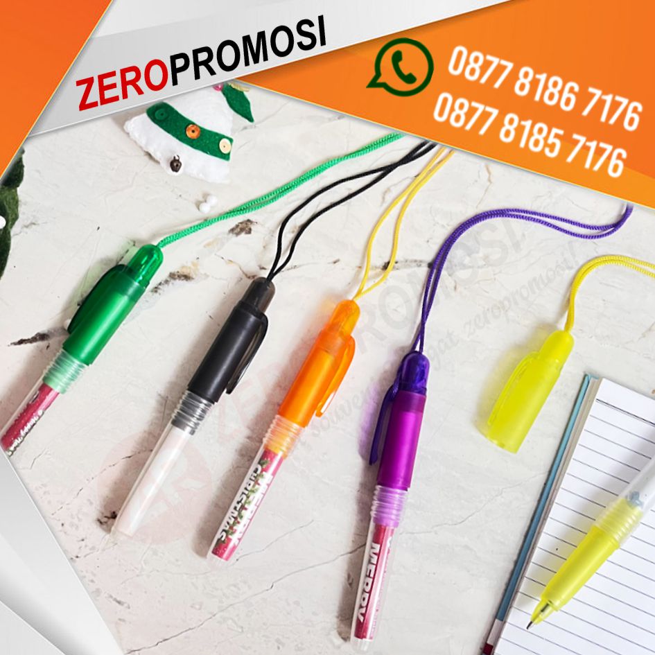 Pulpen Natal Plastik Boss Tali Souvenir Christmas