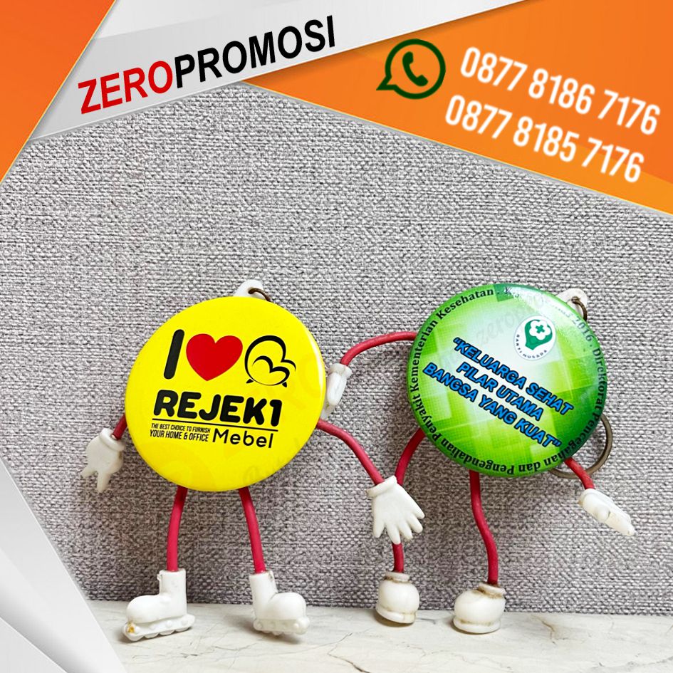 Cetak Souvenir Pin Custom Gantungan Kunci Kaki Tangan