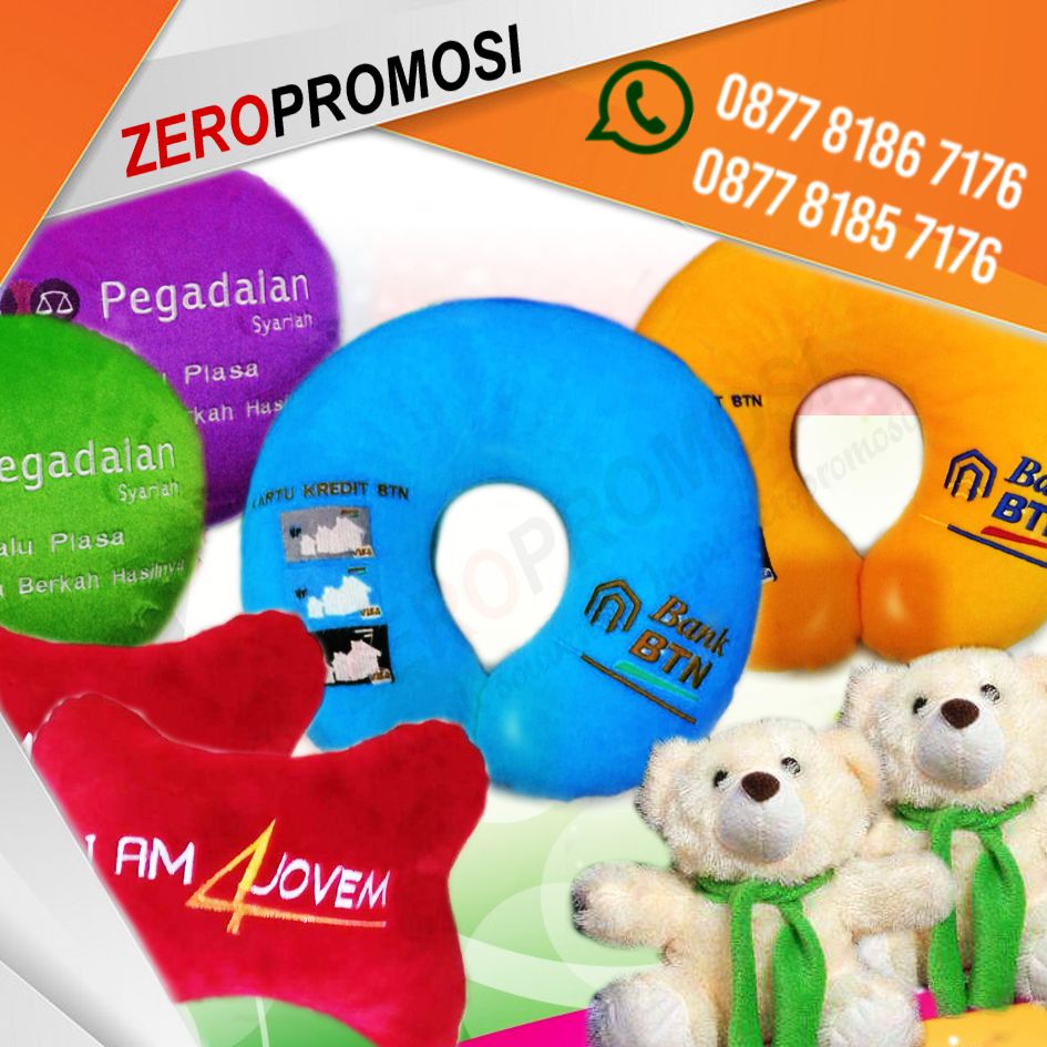 Produksi Souvenir Boneka & Bantal Promosi Custom