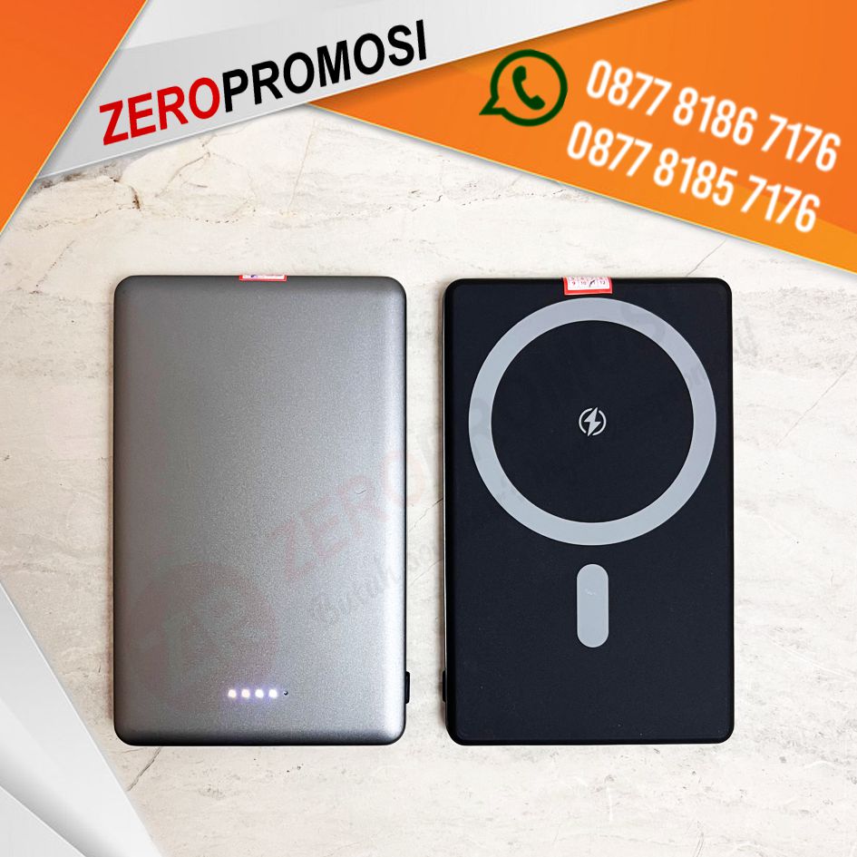 Souvenir Powerbank Custom PW50MT01 Power Bank Wireless 5.000 mAh