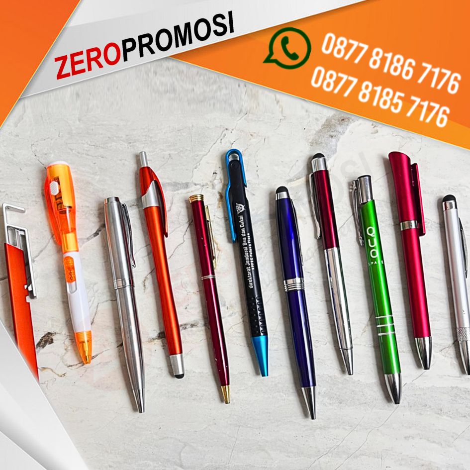 Jual Pulpen Promosi Aneka Pen Custom Logo Murah