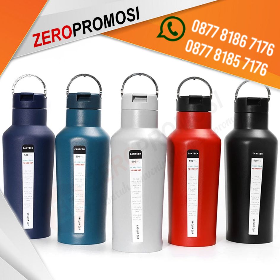 Tumbler Termos Sedotan Canteen Stainless Premium