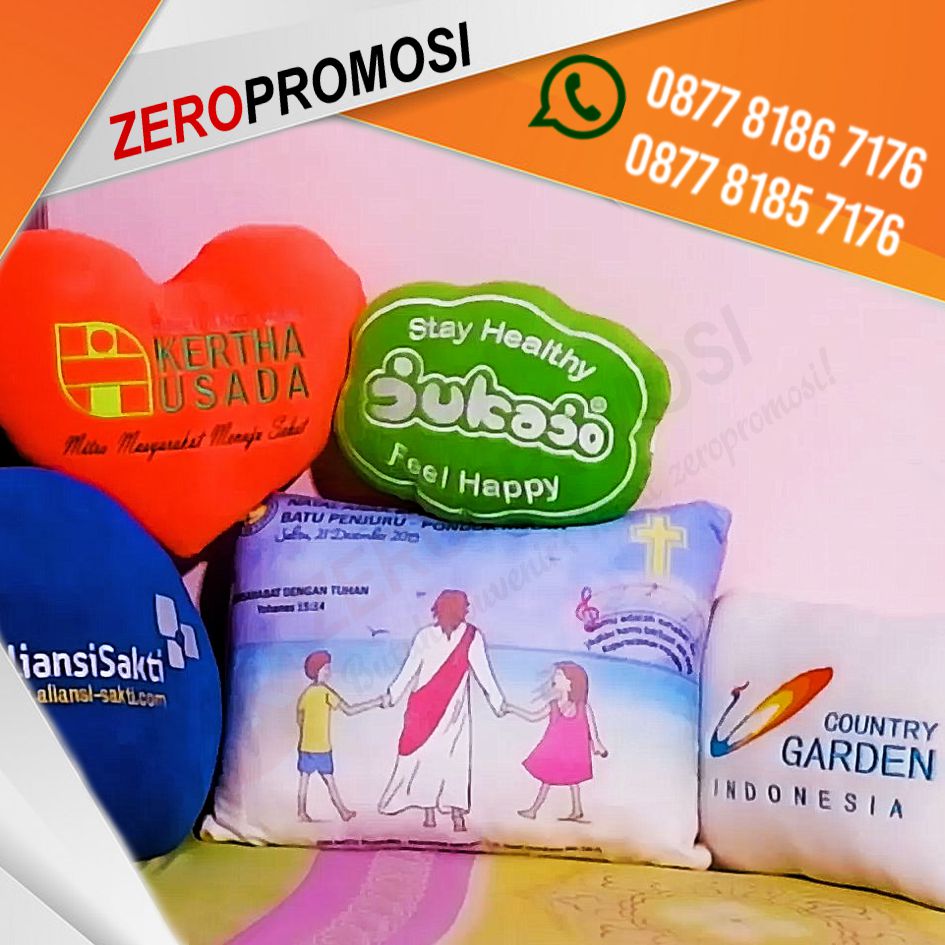 Produksi Souvenir Boneka & Bantal Promosi Custom
