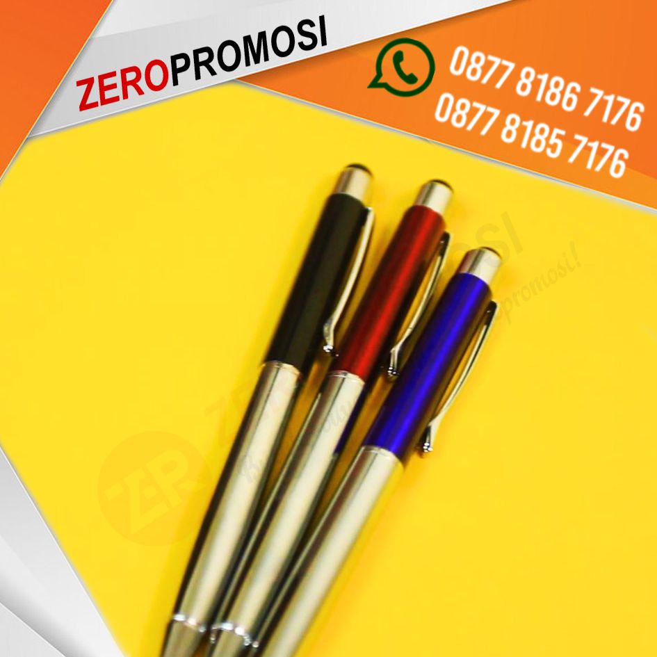 Souvenir Pen Stylus Besi Custom 2in1