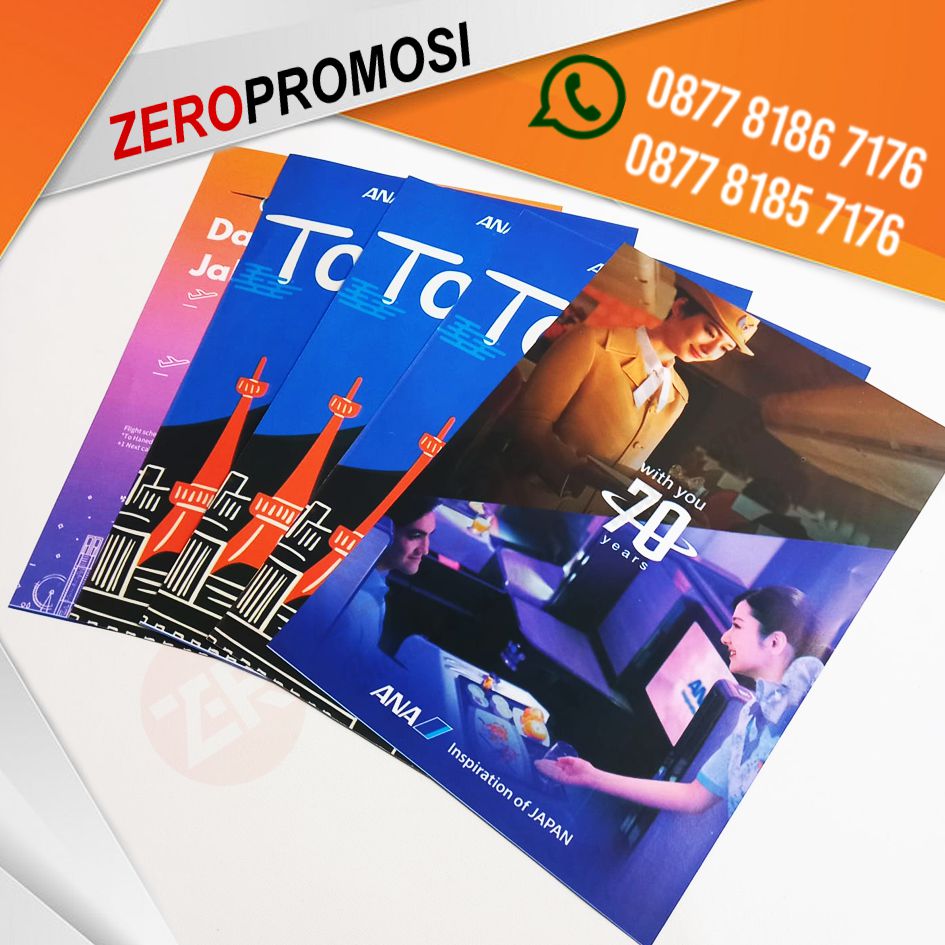 Promosi Brosur Cetak Custom Desain Printing