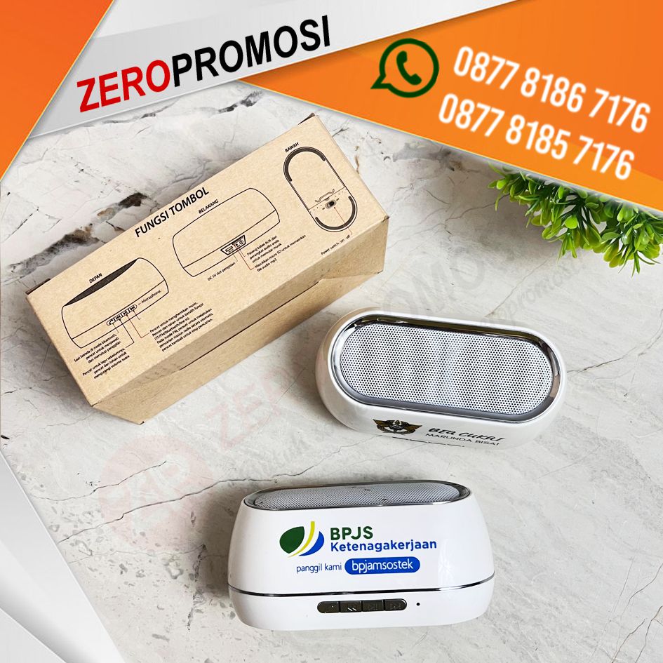 Souvenir Bluetooth Speaker BTSPK02 Custom Logo Promosi