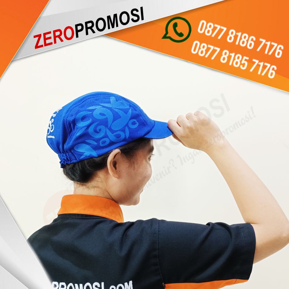 Souvenir Topi Gowes Cycling Cap Topi Sepeda Custom
