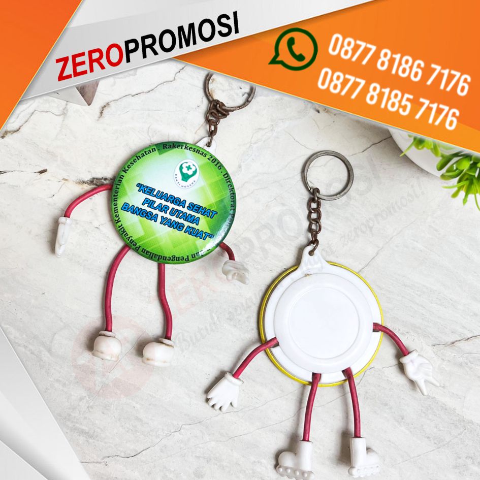 Cetak Souvenir Pin Custom Gantungan Kunci Kaki Tangan