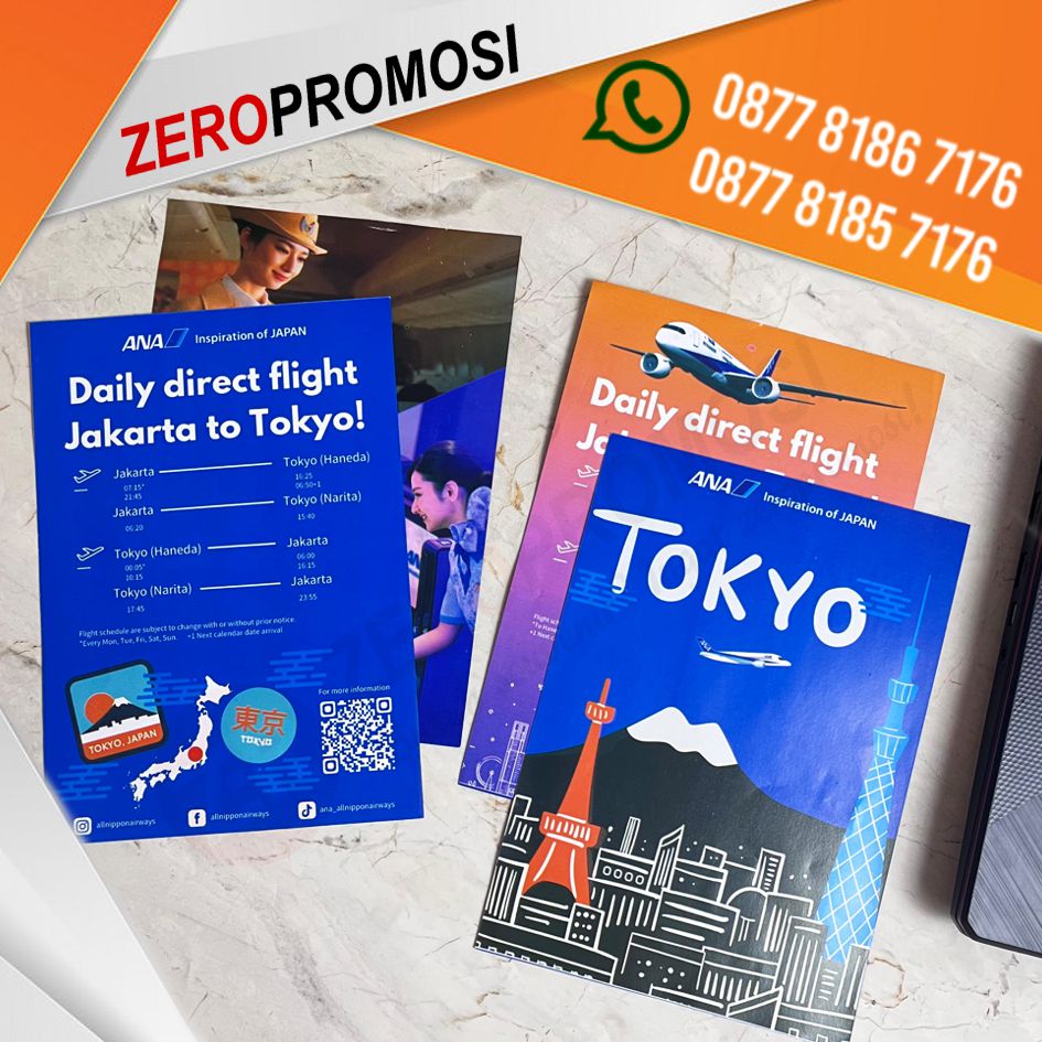 Promosi Brosur Cetak Custom Desain Printing