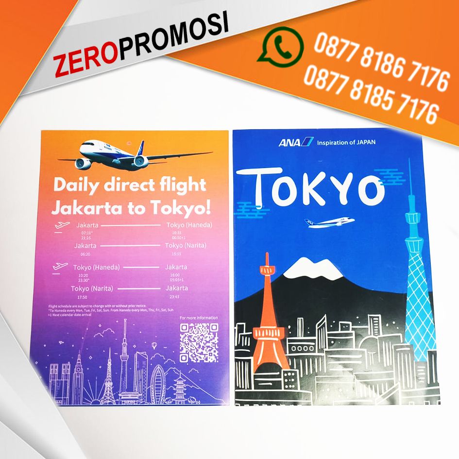 Promosi Brosur Cetak Custom Desain Printing