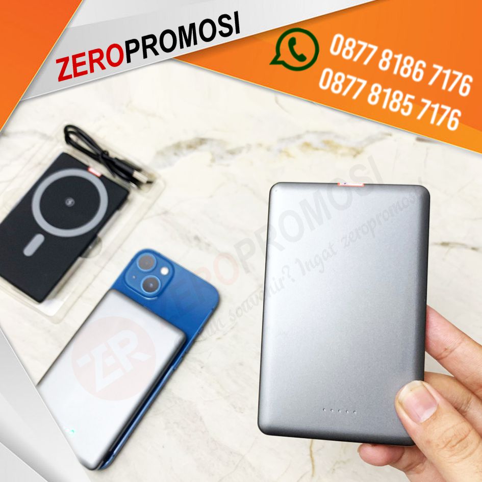 Souvenir Powerbank Custom PW50MT01 Power Bank Wireless 5.000 mAh