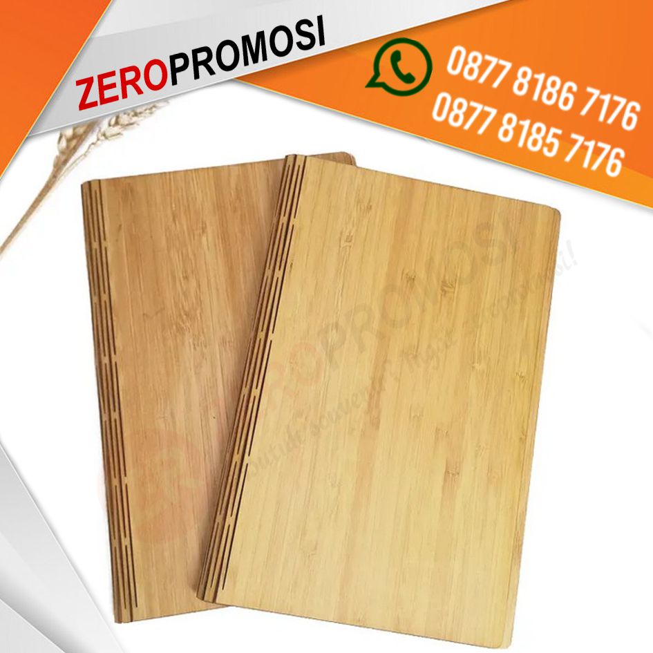 Souvenir Promosi Agenda Kayu Acacia Wood Planner PRWD02