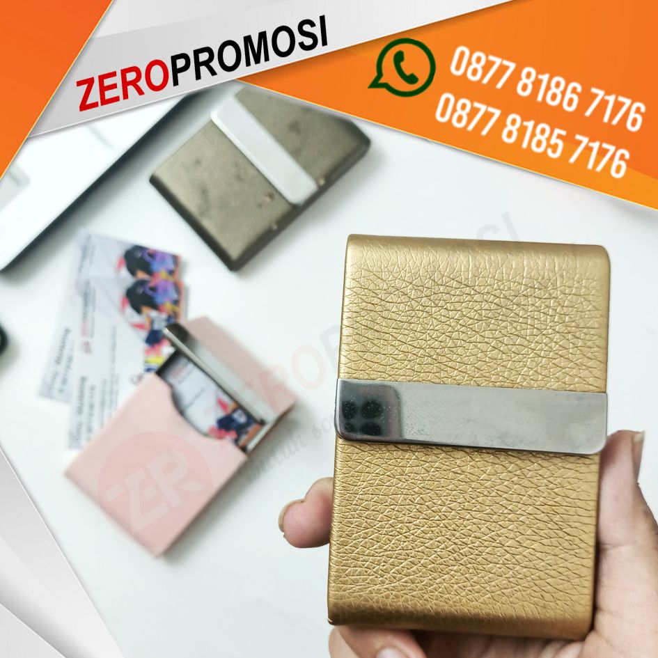 Souvenir Kotak Kartu Nama Stainless
