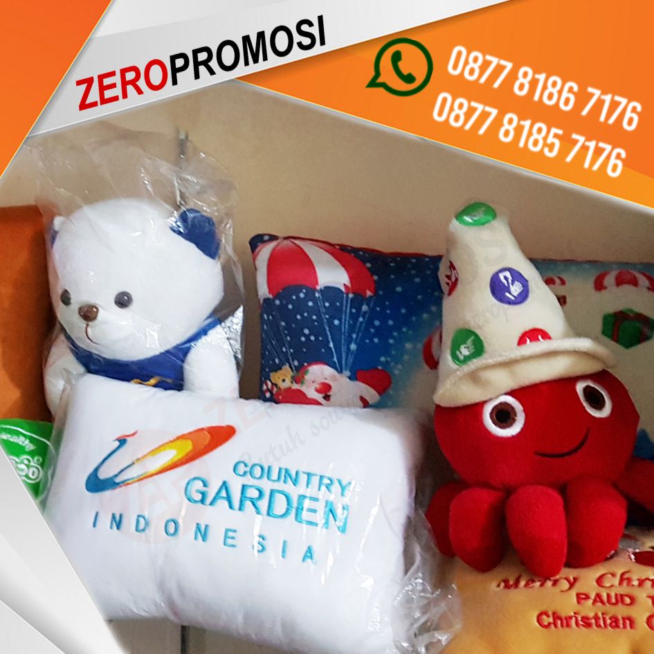 Produksi Souvenir Boneka & Bantal Promosi Custom