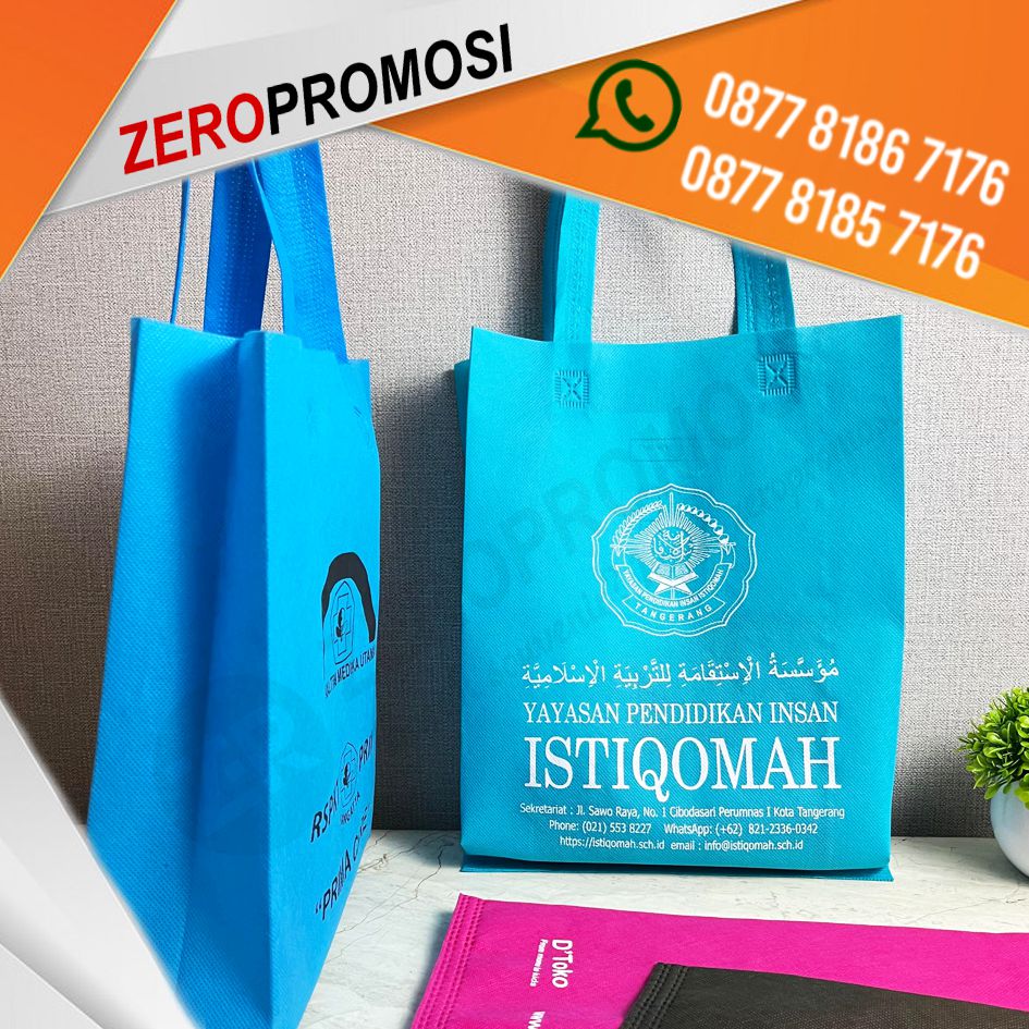 Tas Spunbond Custom Sablon Promosi Full Color