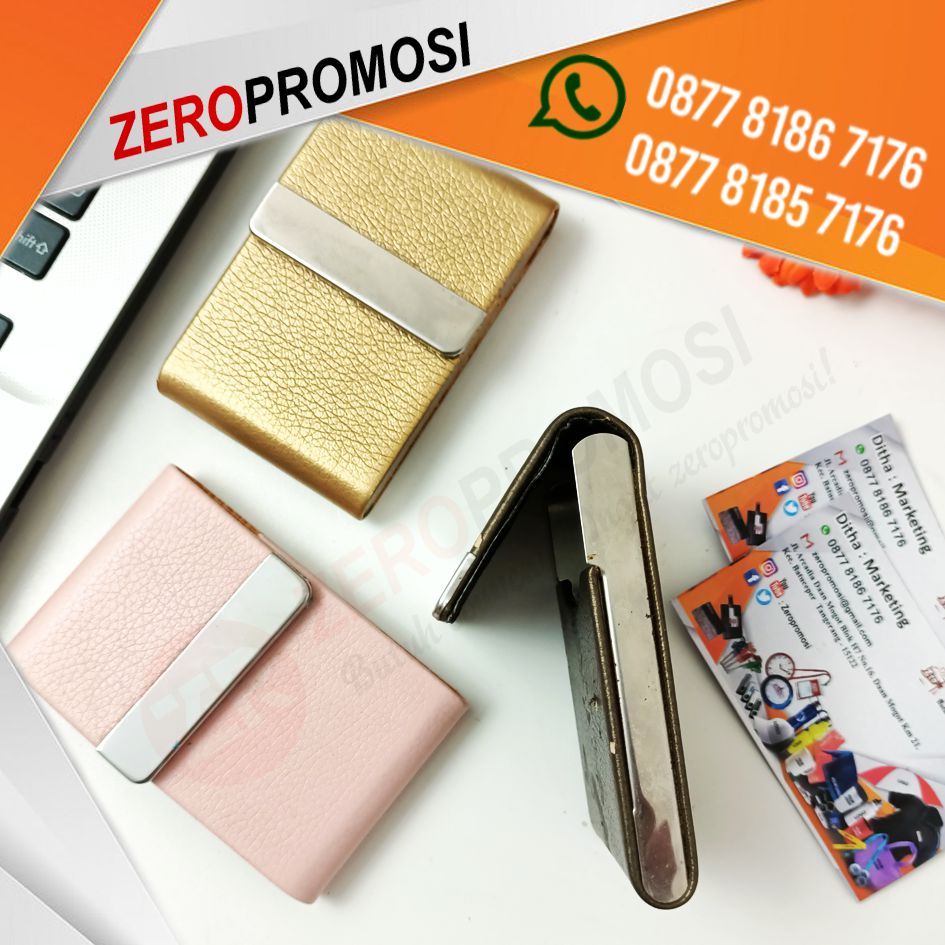 Souvenir Kotak Kartu Nama Stainless