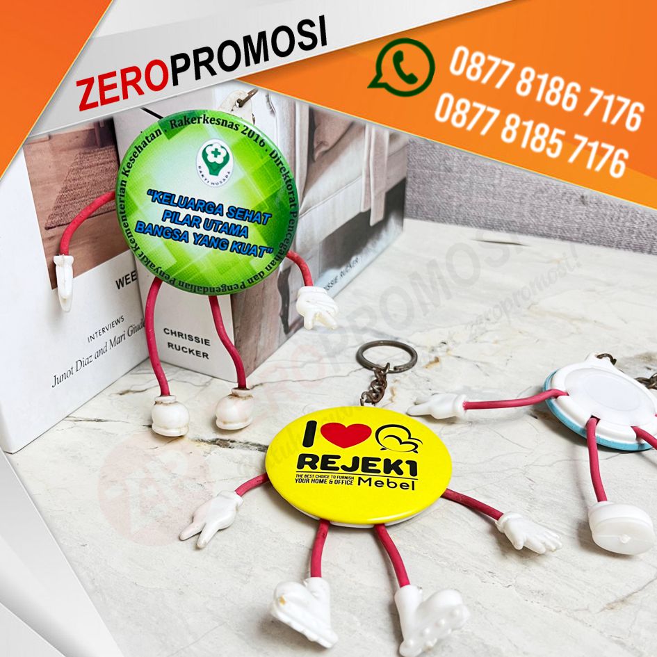 Cetak Souvenir Pin Custom Gantungan Kunci Kaki Tangan