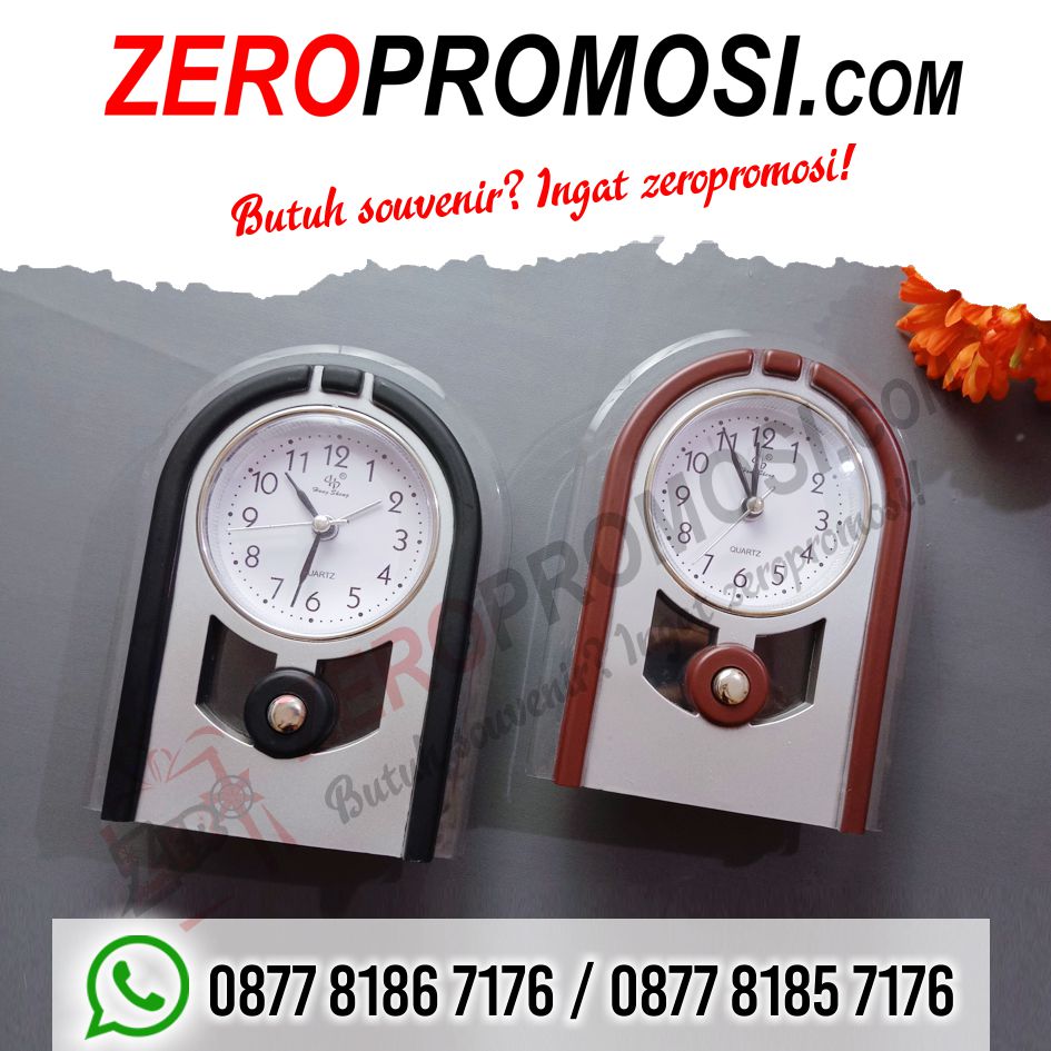Souvenir Fungsional Jam Meja Minimalis JMP-820 Simpel dan Berkelas