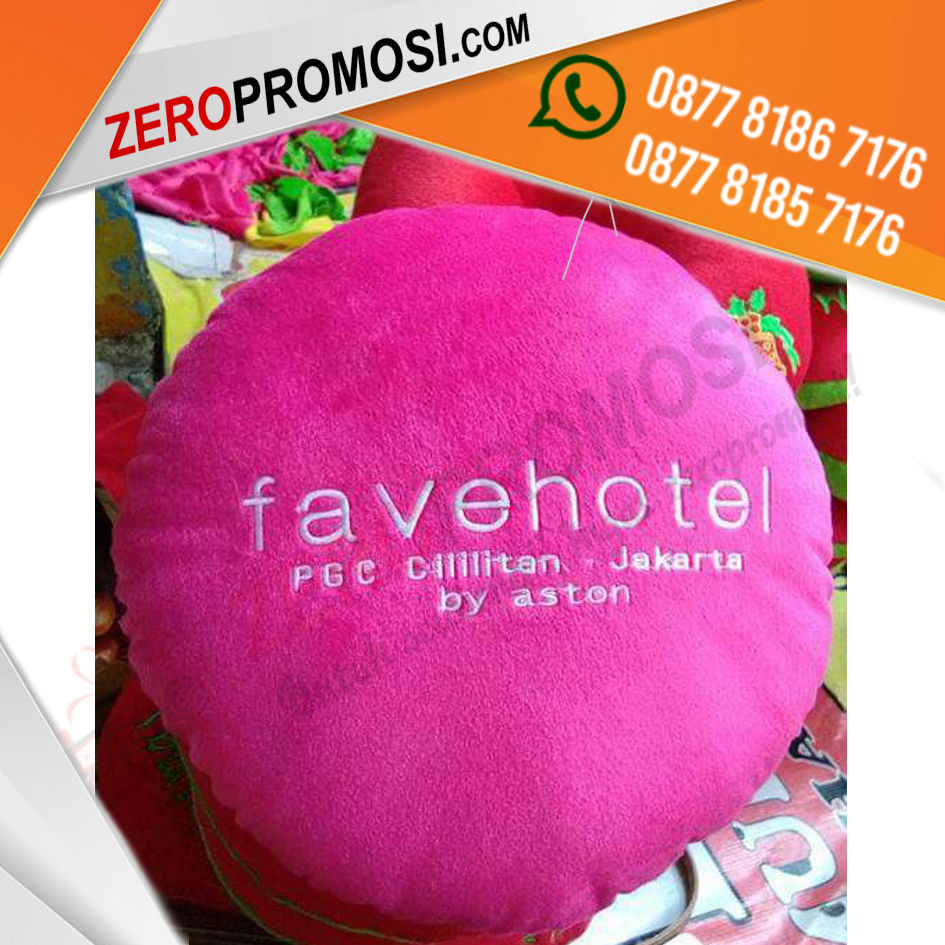 Bantal Bulat Promosi Perusahaan - Solusi Efektif untuk Bank Souvenir