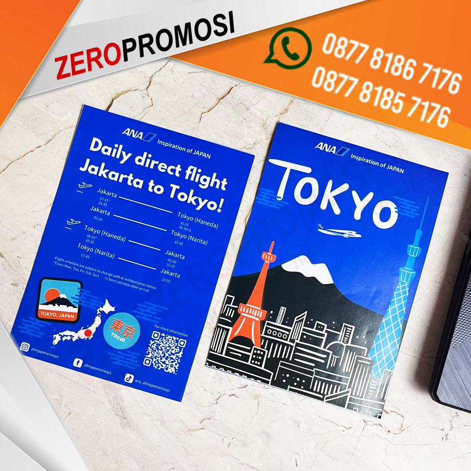 Promosi Brosur Cetak Custom Desain Printing