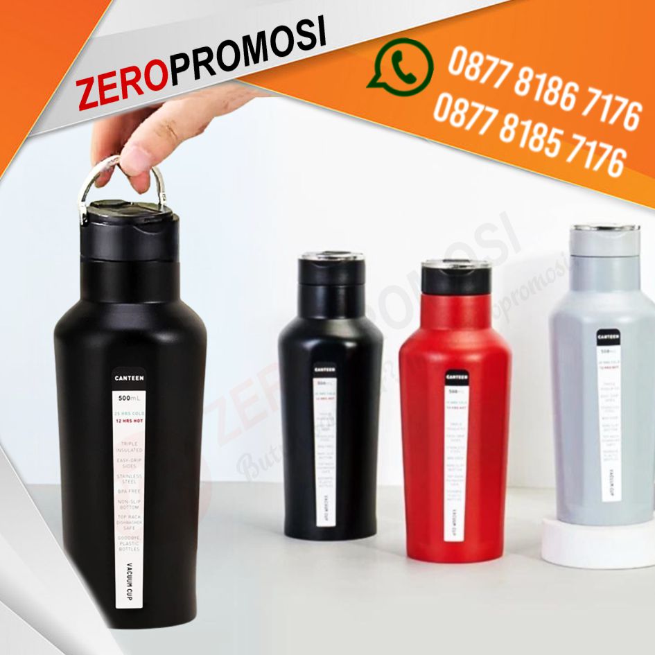 Tumbler Termos Sedotan Canteen Stainless Premium