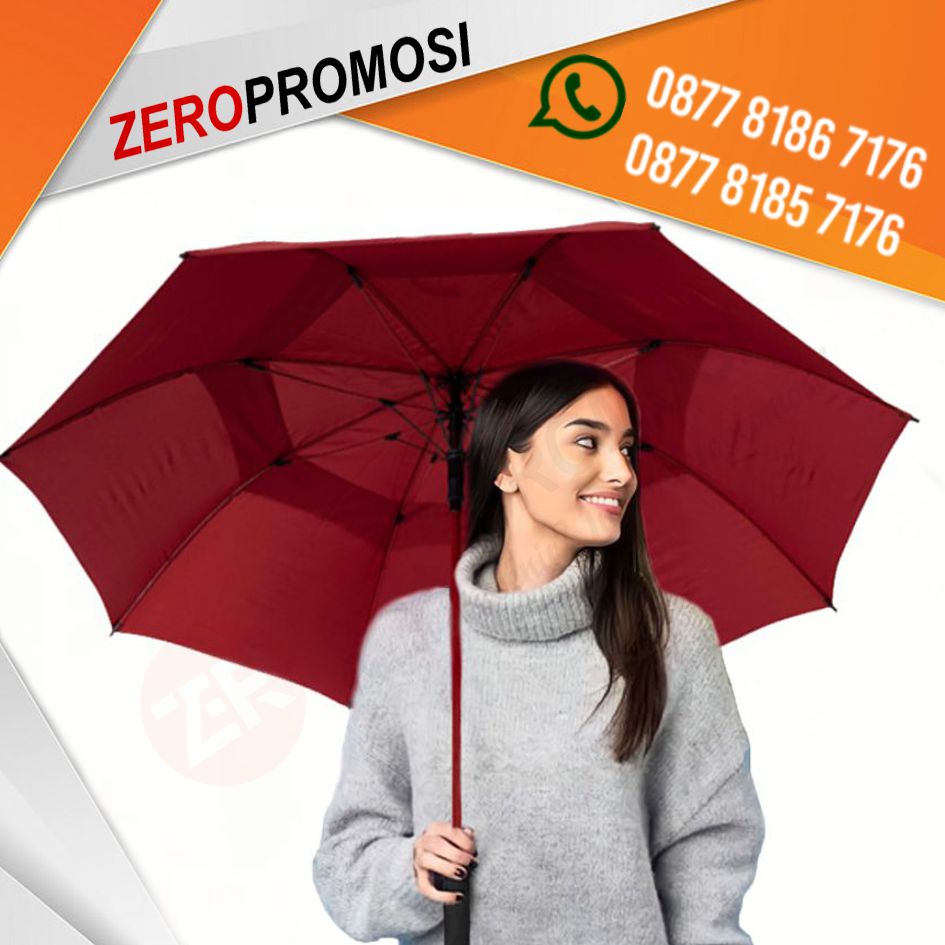 Jual Souvenir Payung Promosi Model Payung Golf, Standar dan Lipat