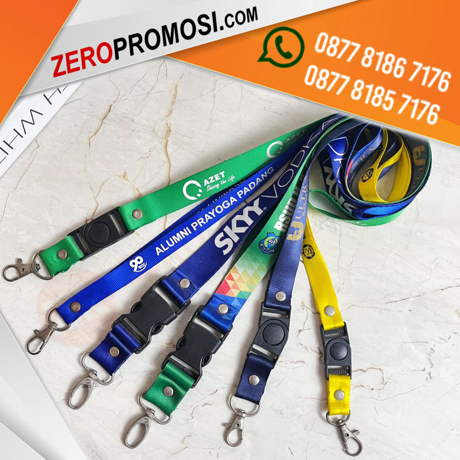 Buat Tali Lanyard ID Card Custom Berkualitas untuk Acara dan Perusahaa