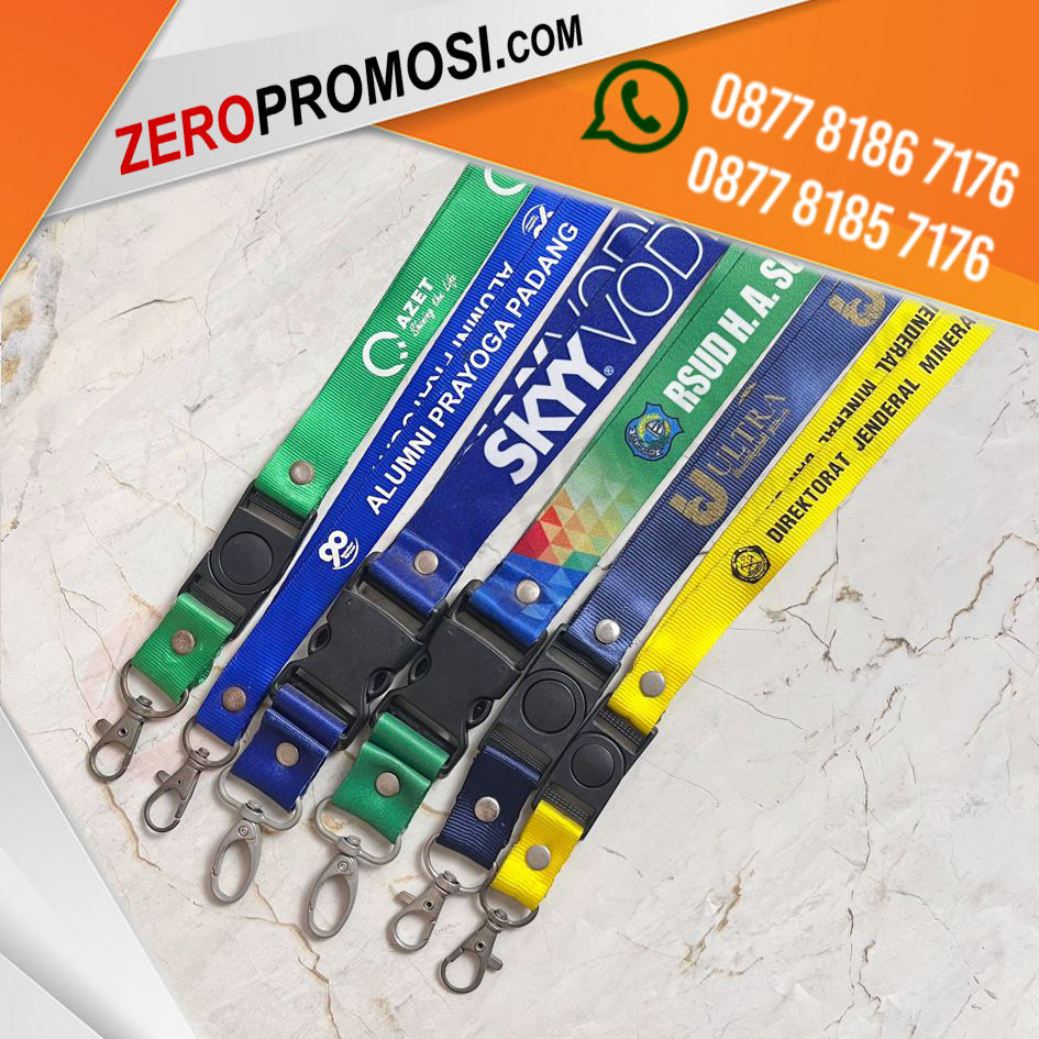 Buat Tali Lanyard ID Card Custom Berkualitas untuk Acara dan Perusahaa