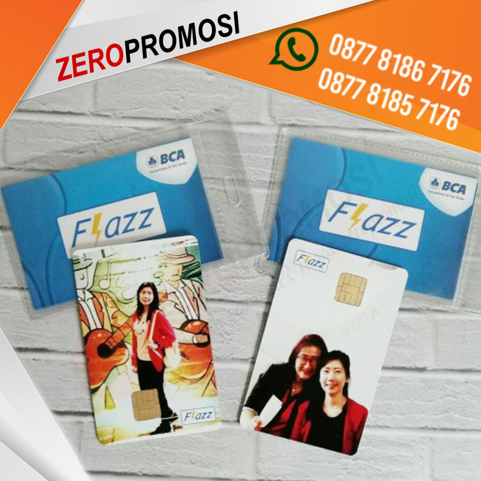 Custom Kartu Flazz BCA Cetak Foto Tulisan
