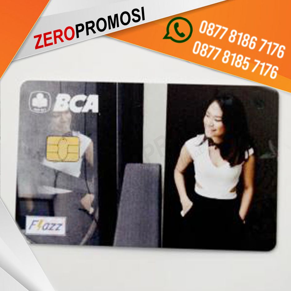 Custom Kartu Flazz BCA Cetak Foto Tulisan