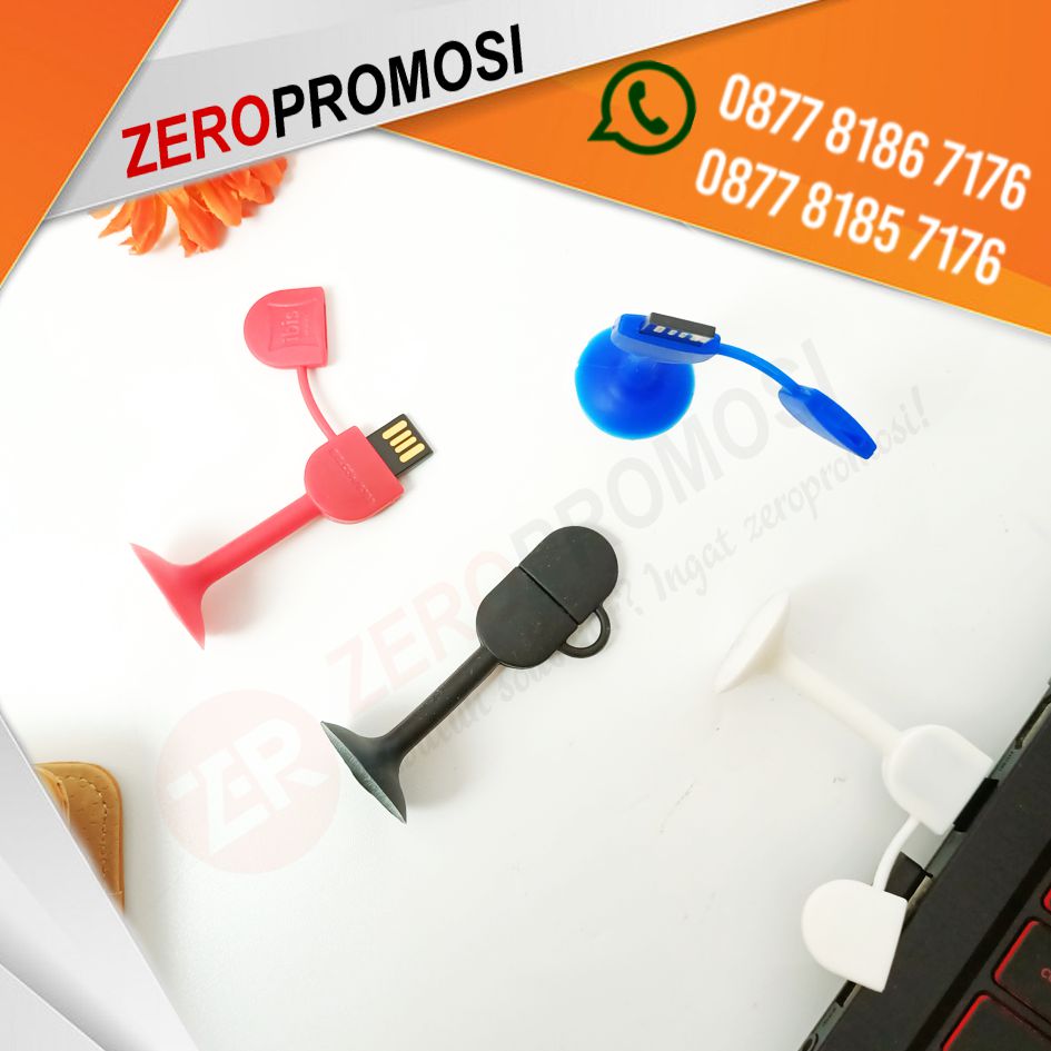 USB Flashdisk Stick Rubber FDBR06 Cetak Logo