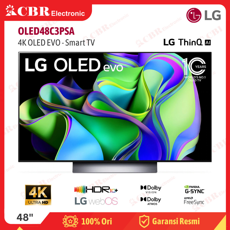 TV LG 48 Inch LED OLED48C3PSA (OLED evo-4K Dolby Vision-Dolby Atmos)