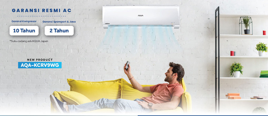 AC Split AQUA Inverter 1PK AQA-KCRV9WHQ (R-32)
